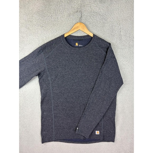 Carhartt Other - Carhartt Force Shirt Mens XLT Blue Heather Long Sleeve Thermal Workwear Mens